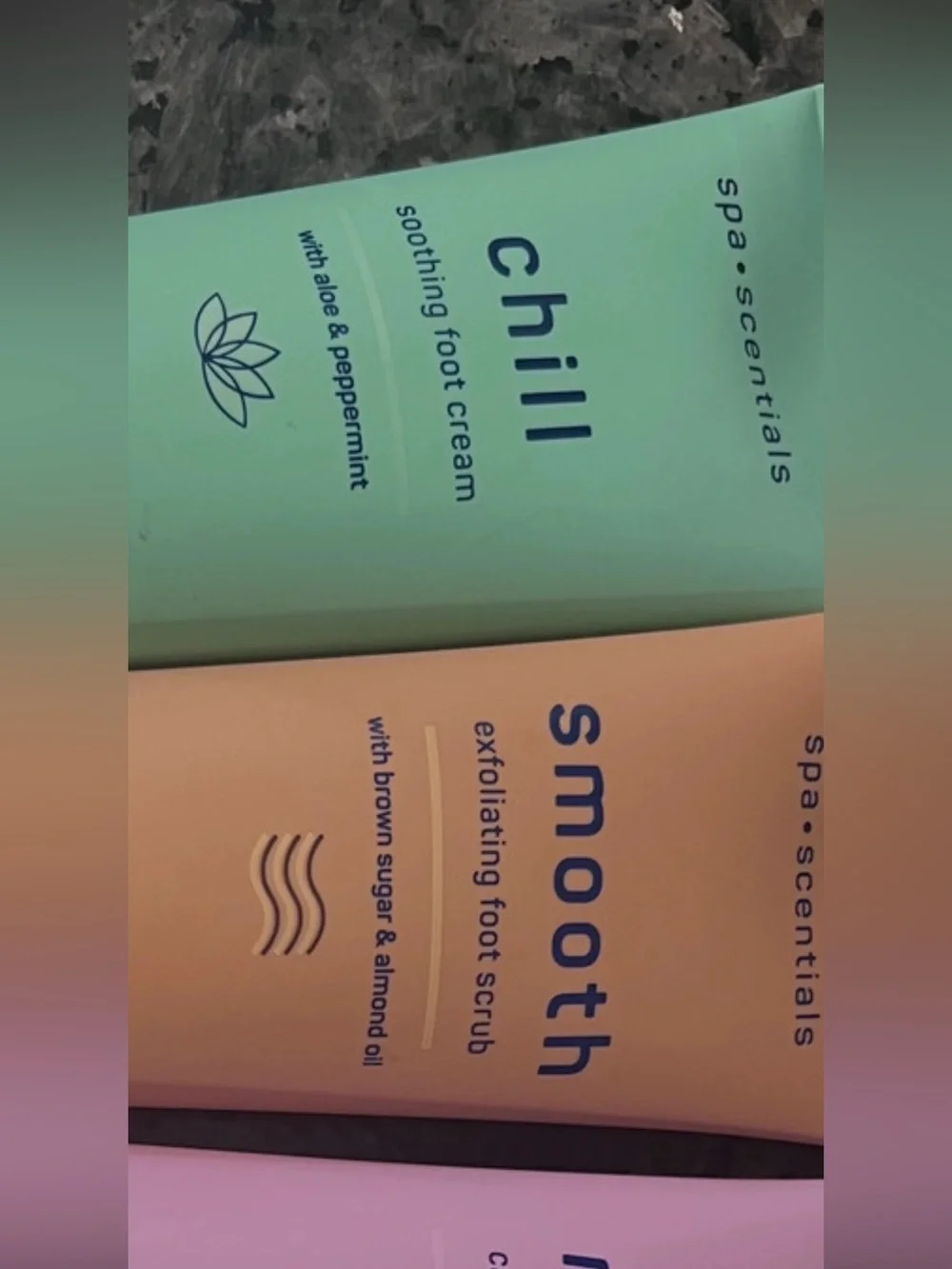 Spa-scentials 4 Foot Care Product Set New